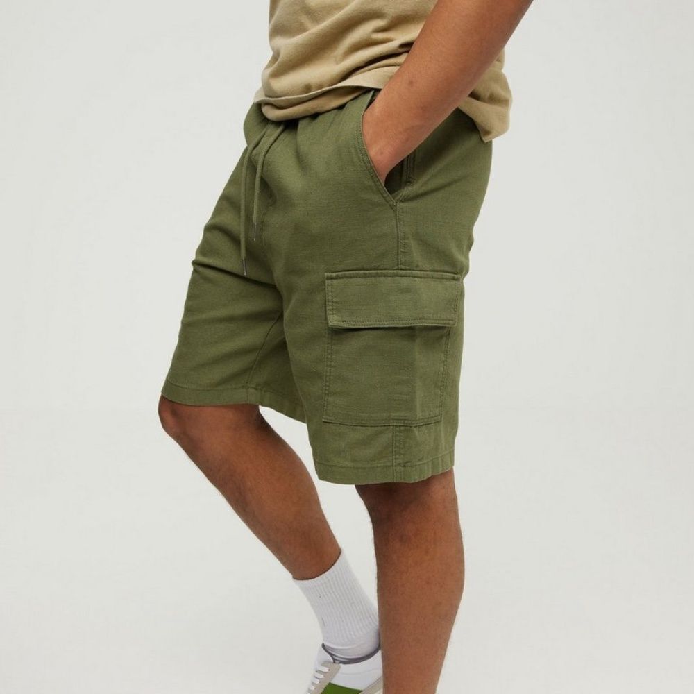 Selected Homme‎ Loose Fit Cargo Shorts Olivine  S NWT IN PACKAGE